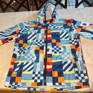 Men’s Lands’ End Waterproof Packable Windbreaker.